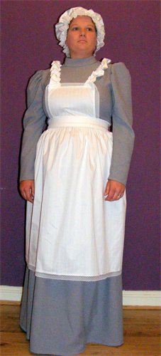 Ladies Victorian Maid/ Florence Nightingale Costume Size 12 - 14 Image